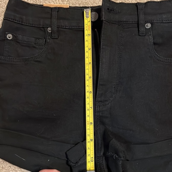 NWT Black Garage High Waisted Shorts - Picture 5 of 6